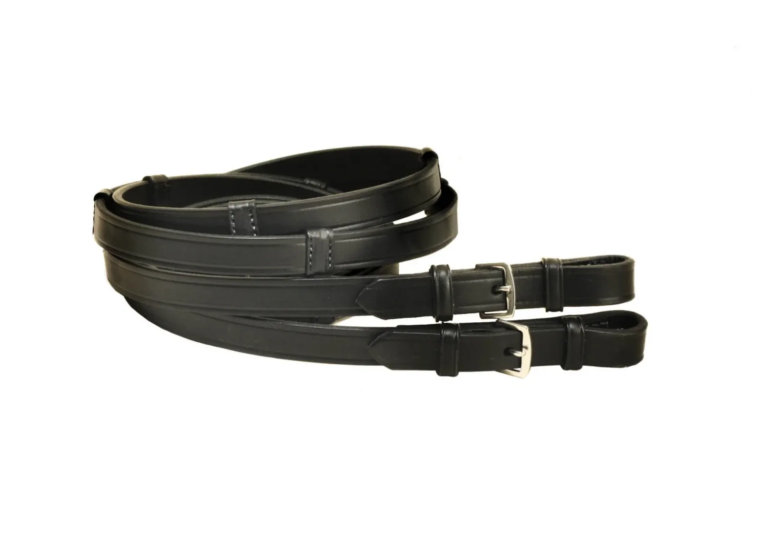 Reins with Buckle Ends And Stops 3/4in x 60in Brn - Image 2