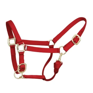 Reinsman Deluxe Red Nylon Halter