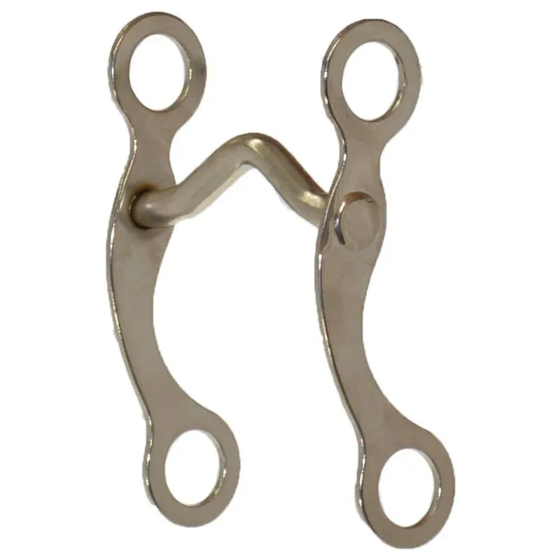 Reinsman Diamond R Pony Chrome Plated Curb Bit 4