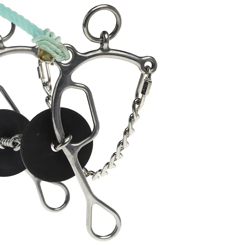 Reinsman Martha Josey Turquoise Rope Million Dollar Gag Bit - Image 2