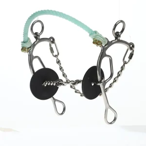 Reinsman Martha Josey Turquoise Rope Million Dollar Gag Bit
