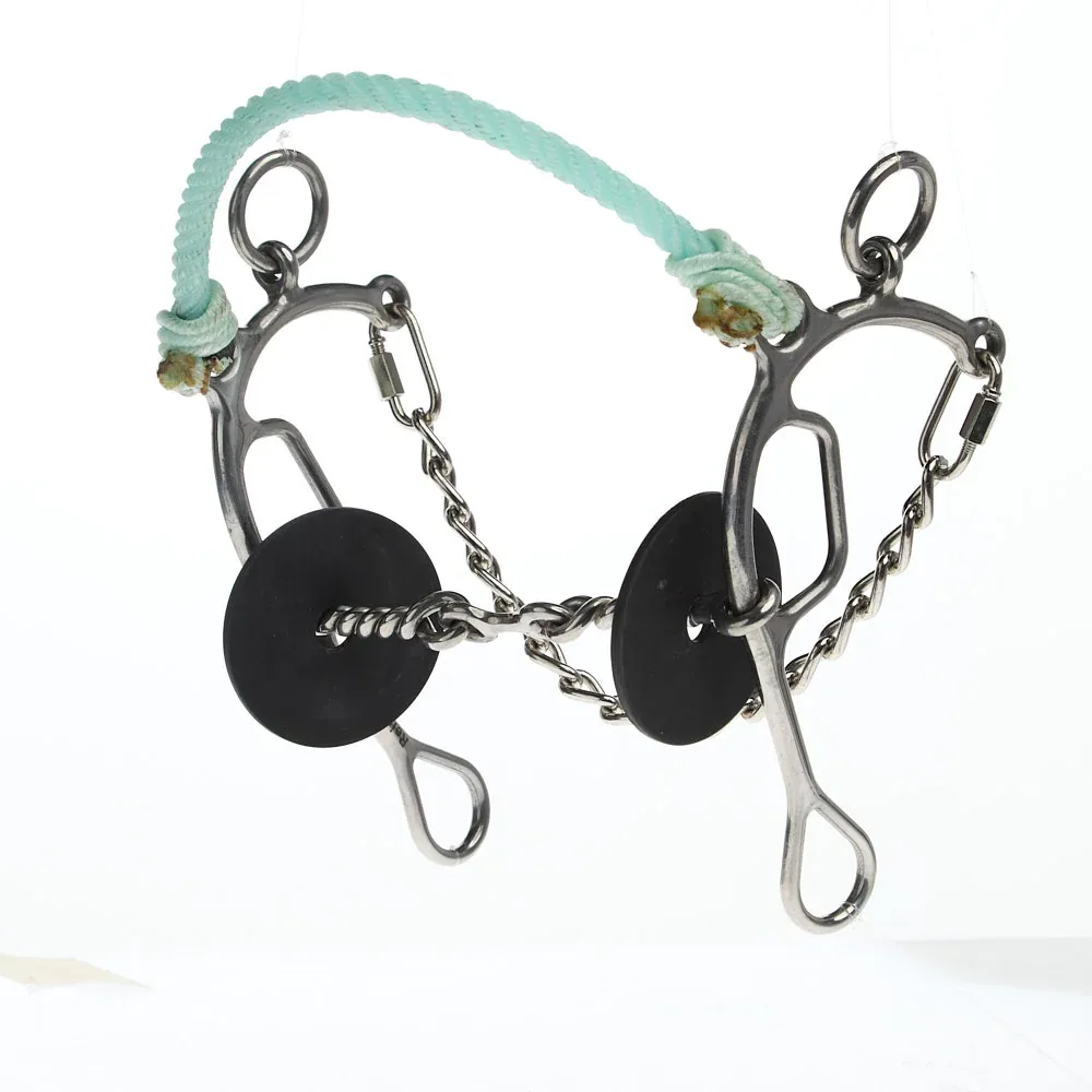 Reinsman Martha Josey Turquoise Rope Million Dollar Gag Bit