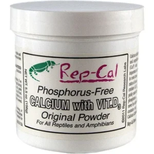 Rep-Cal Calcium with Vitamin D3 Original, 3.3oz (White)