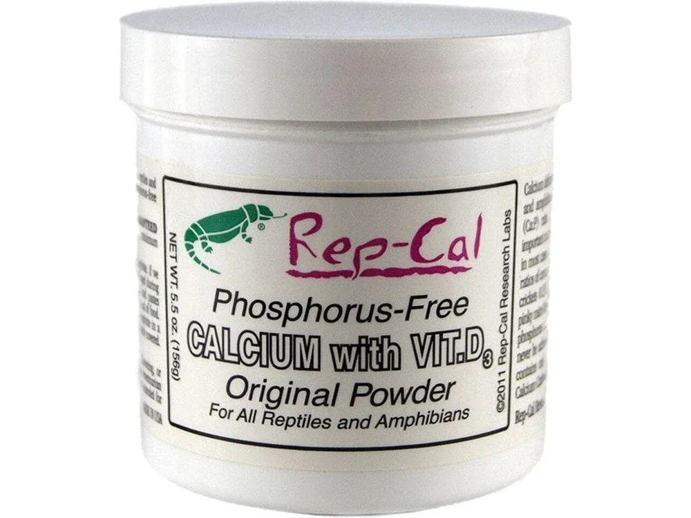 Rep-Cal Calcium with Vitamin D3 Original, 3.3oz (White)