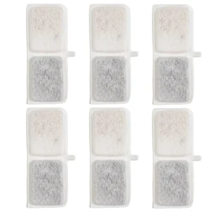 Replacement Carbon and Resin (6 Pack) for The Duo 2-in-1 Submersible Filter with LED Light - Level One Pets