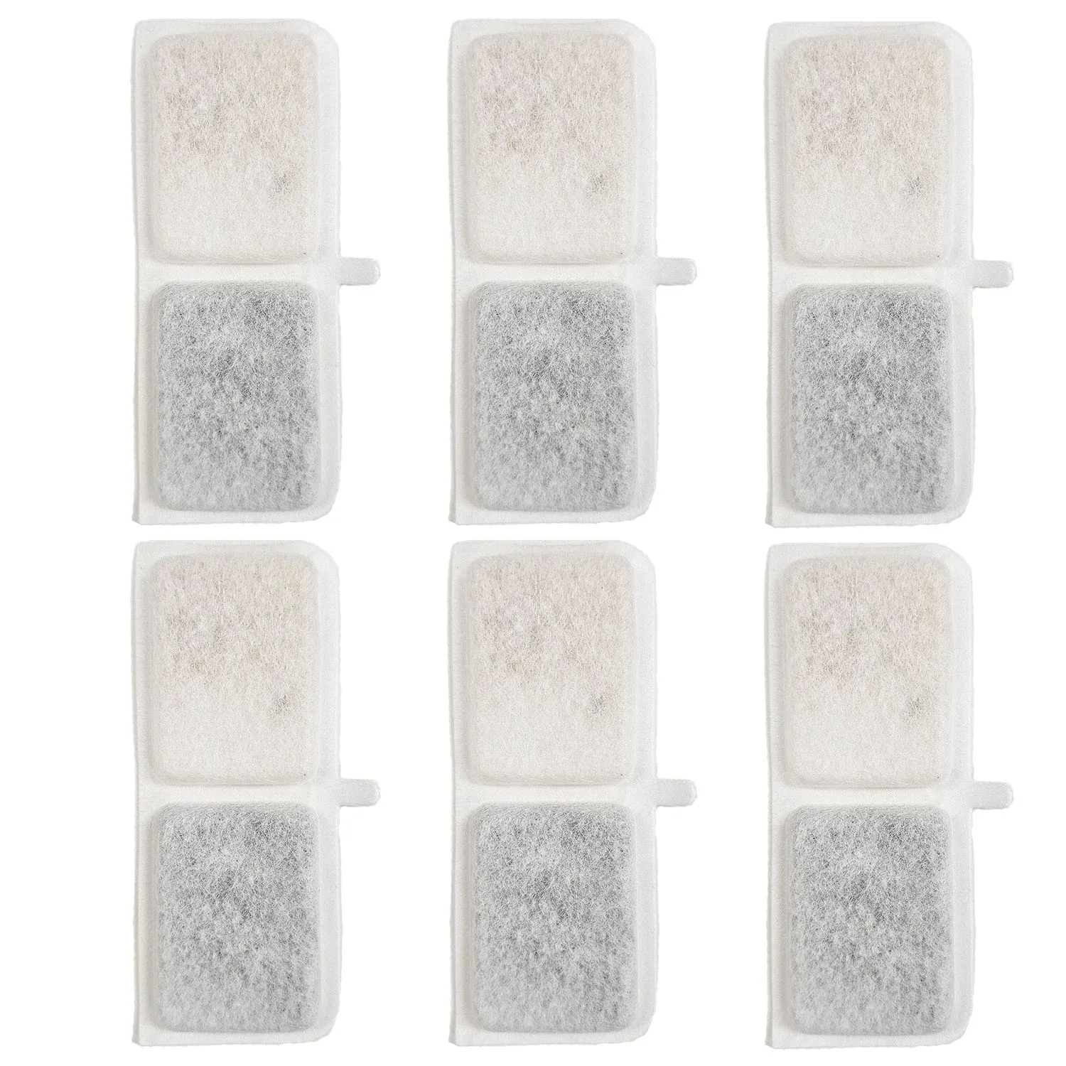 Replacement Carbon and Resin (6 Pack) for The Duo 2-in-1 Submersible Filter with LED Light - Level One Pets