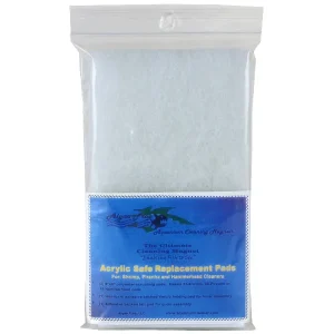 Replacement Pad Kit, SMALL for ACRYLIC Aquariums (Fits Piranha & Hammerhead Magnet Cleaners)
