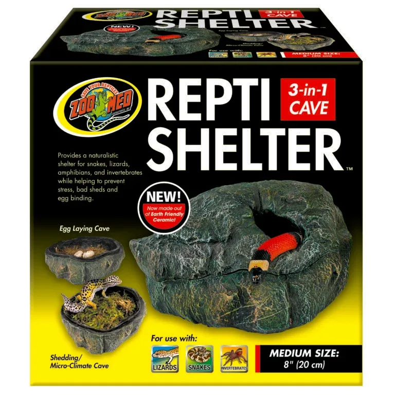 Repti Shelter 3 in 1 Cave (Now Ceramic!) - Image 2