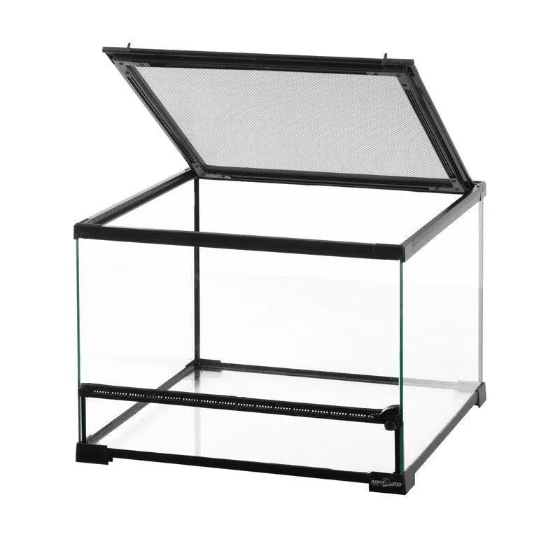 REPTI ZOO 17 Gallon 18"×18"×12.6" Tropical Glass Tank RHK03SG