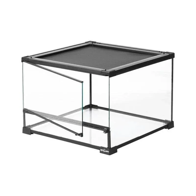 REPTI ZOO 17 Gallon 18"×18"×12.6" Tropical Glass Tank RHK03SG - Image 2