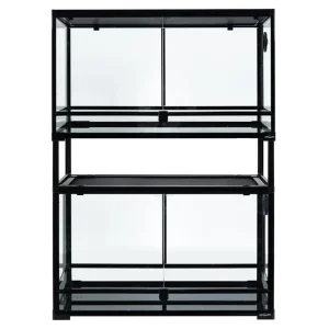 REPTI ZOO 30'' x 18'' x 44'' Stackable Reptile Tank (2 tanks stacked)