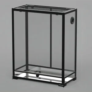 REPTI ZOO 38 Gallon Custom Reptile Tank 24" x 12"x 30" Front Opening Doors