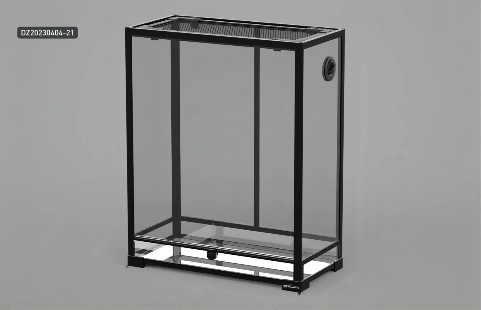 REPTI ZOO 38 Gallon Custom Reptile Tank 24" x 12"x 30" Front Opening Doors