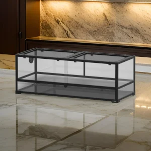 REPTI ZOO 55 Gallon Reptile Tank Custom Reptile Habitats 44" x 18"x 16" (includes shipping and tax)