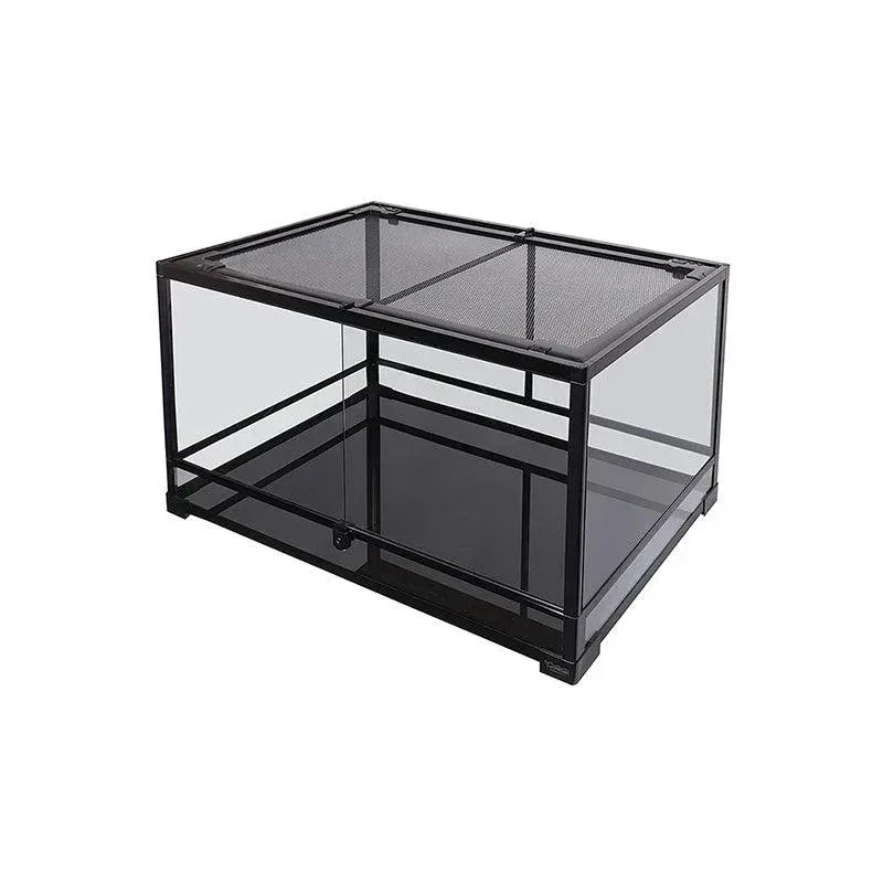 REPTI ZOO 67 Gallon 36" x 18" x 24" Reptile Tank, Double Hinge Door with Screen Ventilation Reptile Terrarium(Knock-Down) RK0120
