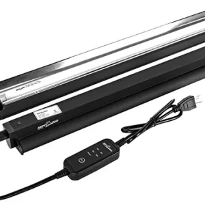 REPTI ZOO ETL certificated T5 HO UVB Lighting Combo Kit with Timer and 5.0 UVB T5 Lamp Bulb