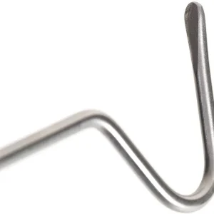 REPTI ZOO Portable Mini Snake Hook Collapsible Stainless Steel Snake Tongs and Snake & Reptile Hook Retractable Catching Snake Handling Tool