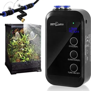 REPTI ZOO Reptile Mini Automatic Misting with Adjustable Spray Nozzles TR09