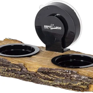 REPTI ZOO Turtle Basking Platform or Reptile Feeding Ledge with Suction Cup