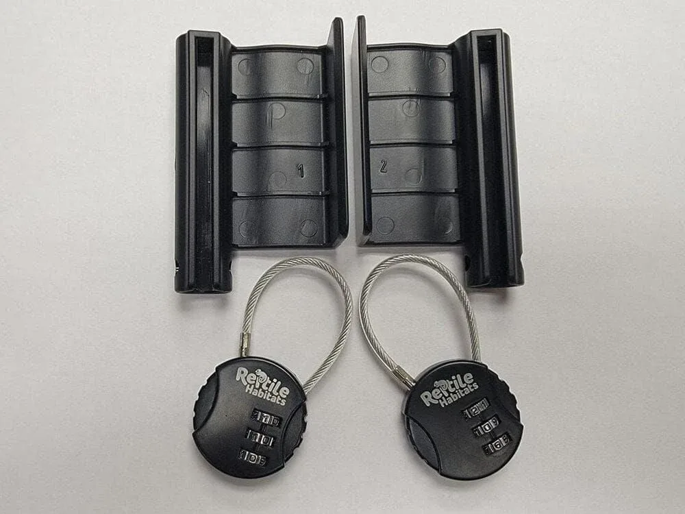 Reptile Enclosure Door Lock Set - Image 2