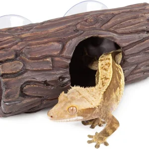 Reptile Hide Cave Resin Hollow Tree Trunk Hideout