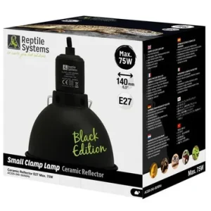 Reptile Systems Black Edition Clamp Lamp LARGE