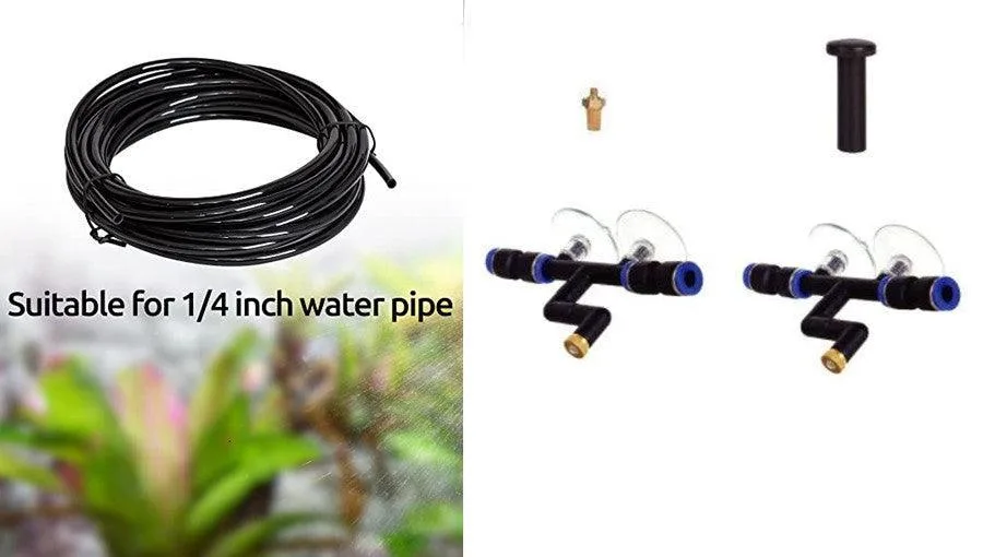 REPTIZOO 1set Plug and Nozzles Accessories for REPTIZOO Reptile Terrariums Humidifier TR07/TR05