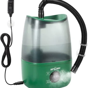 REPTIZOO 4L Large Reptile Fogger with Humidity Control and Extended Tube Automatic Reptile Misting System