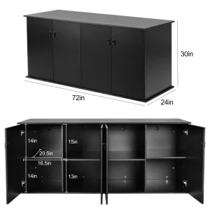 Reptizoo custom stand 180 Gallons 72'' x 24'' x 30'' for Reptile Terrarium (includes shipping)