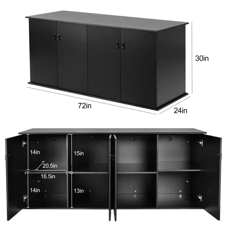Reptizoo custom stand 180 Gallons 72'' x 24'' x 30'' for Reptile Terrarium (includes shipping)