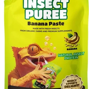 REPTIZOO FRIENDLY Crested Gecko Insect Puree Banana Fruit Mix 2.82oz