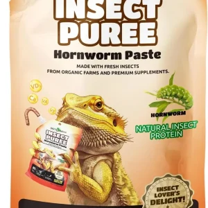 REPTIZOO FRIENDLY Natural Hornworm Insect Puree for Crested Geckos and Reptiles
