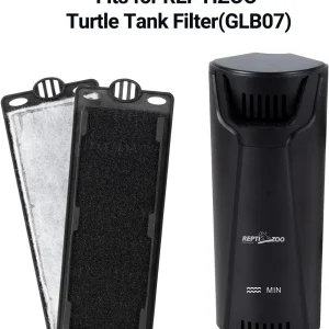 REPTIZOO Replacement Filter Cartridge for Turtle Tank Filter, 3PCS Reptile Internal Filter Accessories for GLB07