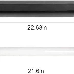 REPTIZOO T5 HO UVB Lighting Combo Kit, with Detachable Curved Reflector and 1pc Desert 10.0 UVB T5 Lamp, ETL certificated