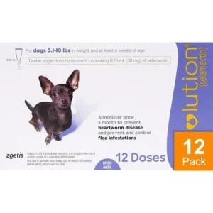 Revolution For Dogs 5-10lbs (2.6-5kg) - 12 Pack