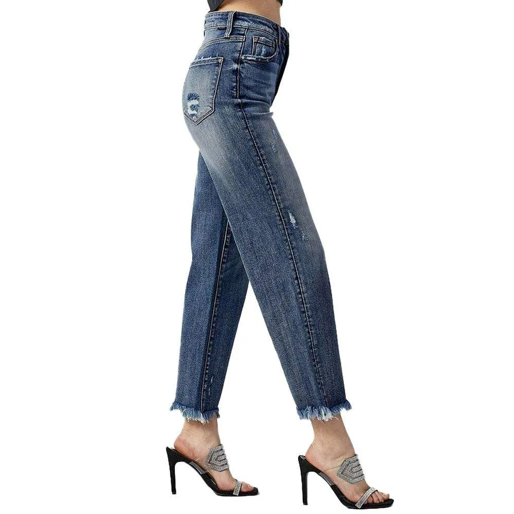 Risen Jeans Dark High Rise Straight Jeans - Image 2