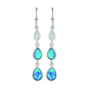 River Of Lights Falling Into Water Earrings