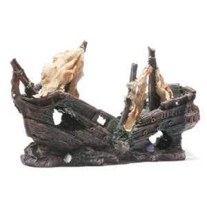 R&J Aquatics Sunken Tall Ship Ornament