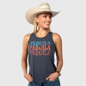 Rock & Roll Denim Denim Tequila Tank