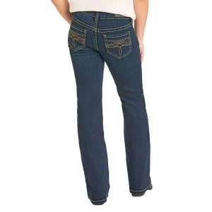 Rock & Roll Denim Girl's Boot Stitch Jeans
