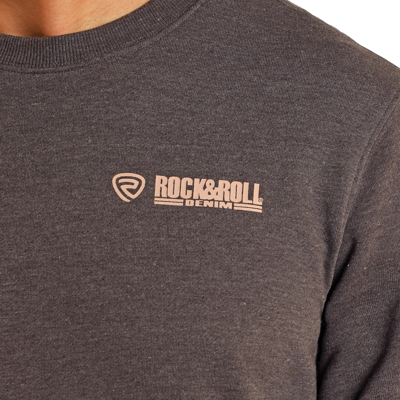 Rock & Roll Denim Men's Brown Bronco Graphic Sweatshirt - Image 2