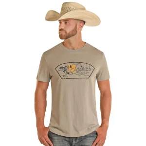 Rock & Roll Denim Men's Grey Graphic Tee