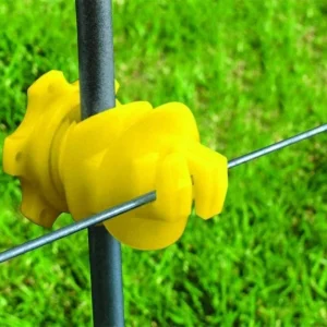 Rod Post Insulator - Yellow