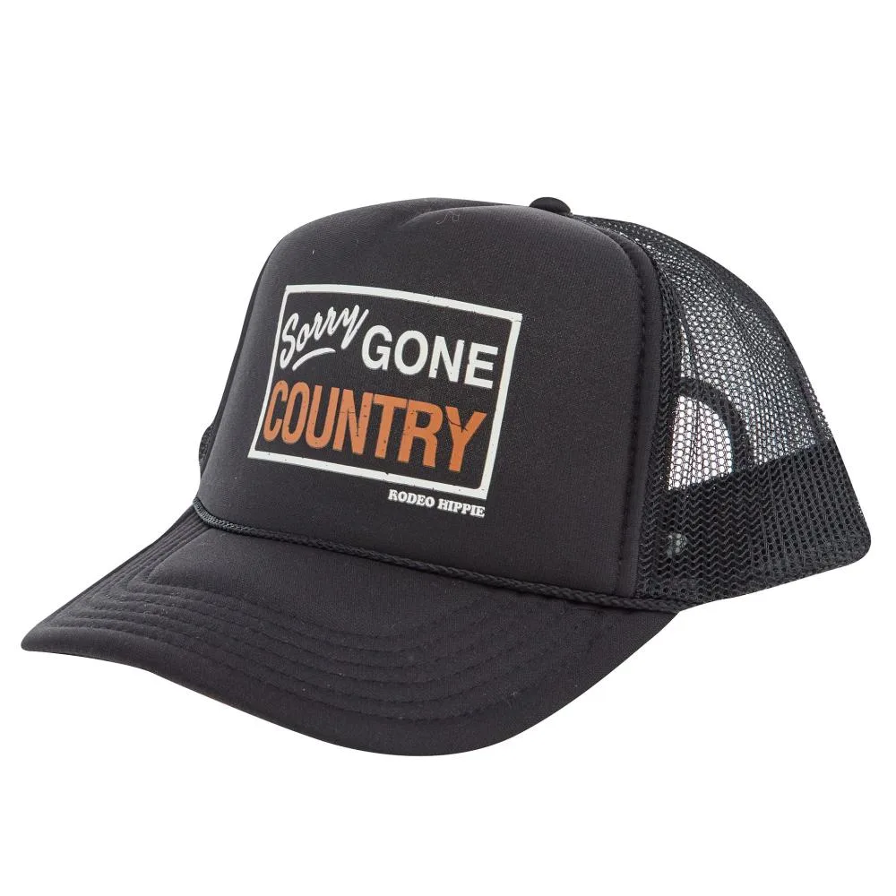 Rodeo Hippie Sorry Gone Country Black Cap