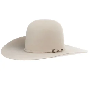 Rodeo King 30X Silverbelly 4 1/2 Brim Open Crown Felt Hat