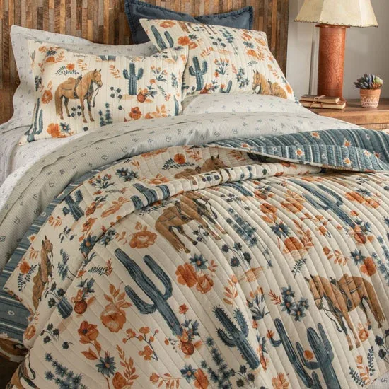 Rod's True Western Goldie Western Horse Quilt - Image 2