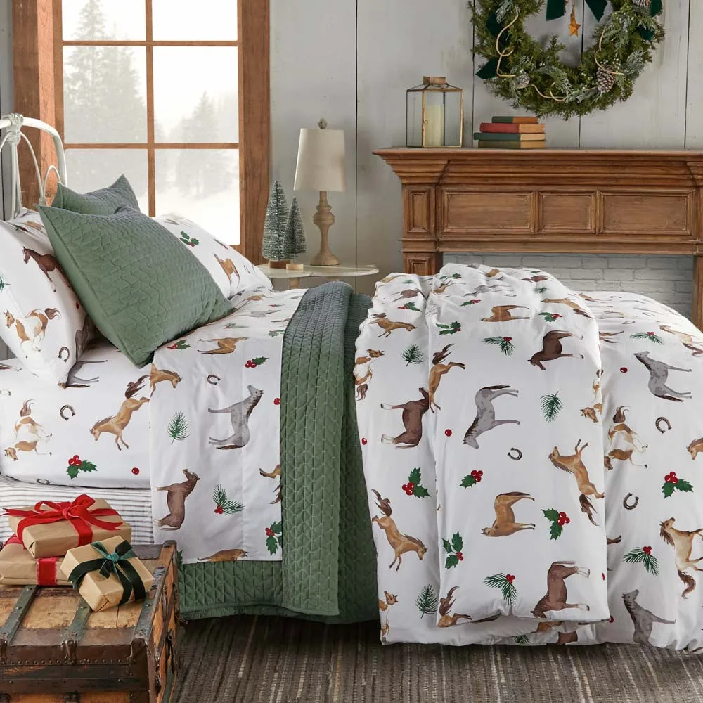 Rod's True Western Holly Horses Duvet Set - Image 2