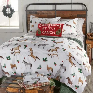 Rod's True Western Holly Horses Duvet Set