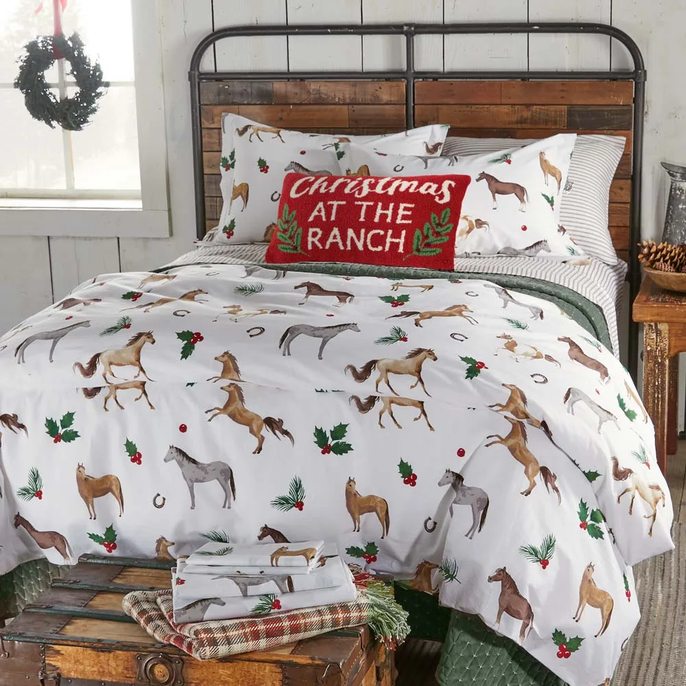 Rod's True Western Holly Horses Duvet Set