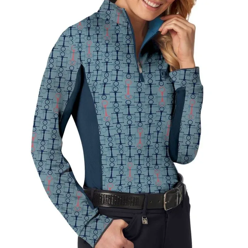 Romfh Ladies Print LS Sun Shirt - Image 2
